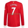 Original Fußballtrikot Manchester United Edinson Cavani 7 Heimtrikot 2021-22 Langarm Für Herren